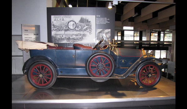 A.L.F.A. 24 HP 1910 - The birth of Alfa Romeo  lateral